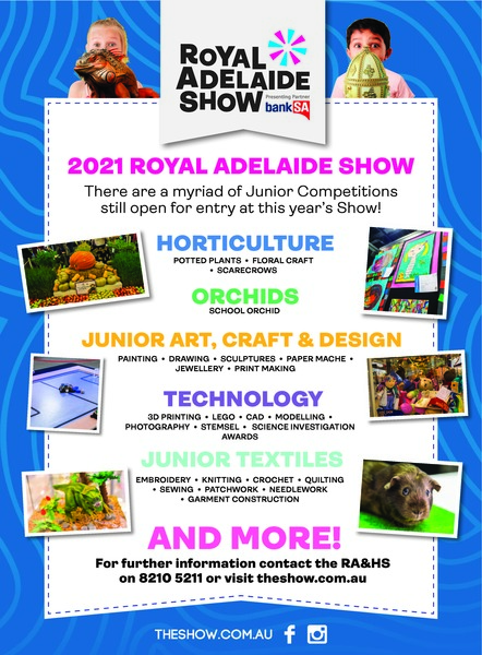 Adelaide Show JuniorCompetitions_Flyer