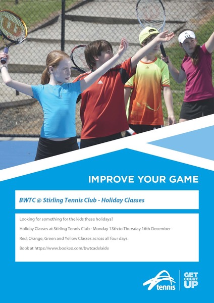 BWTC Holiday Classes Flyer