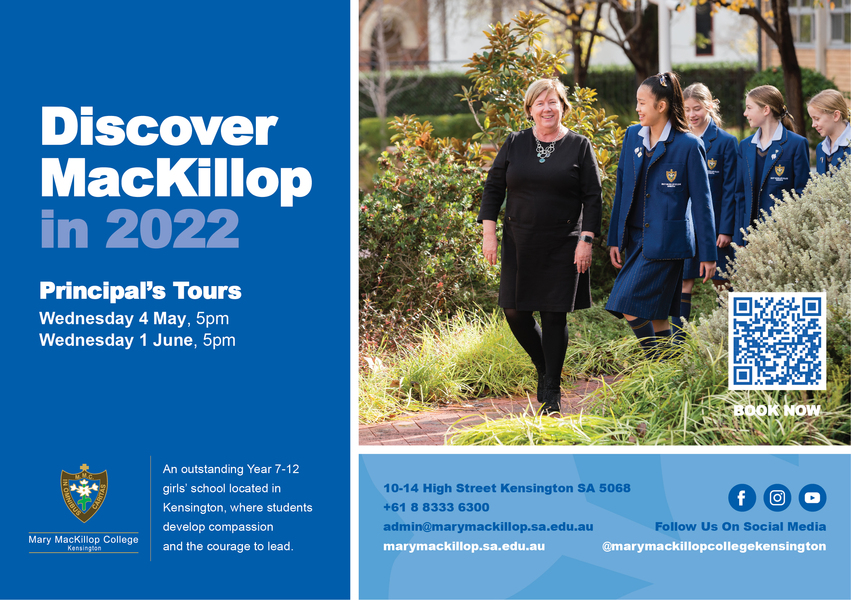 Mary MacKillop College Term 2 Principal's Tours