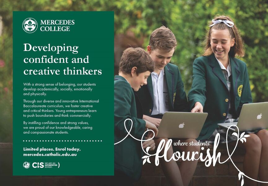Mercedes College - Developing confident and creative thinkers -Year 7