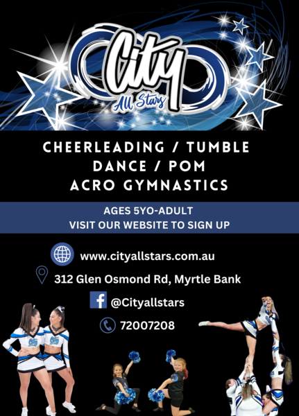Join Cheerleading  Dance Flyer
