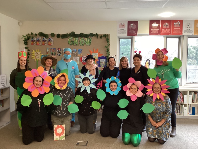 Staff book week photo