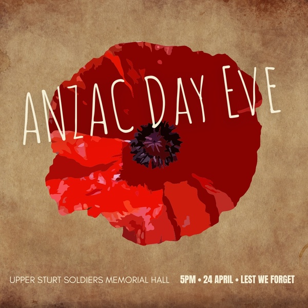 ANZAC Day Eve 