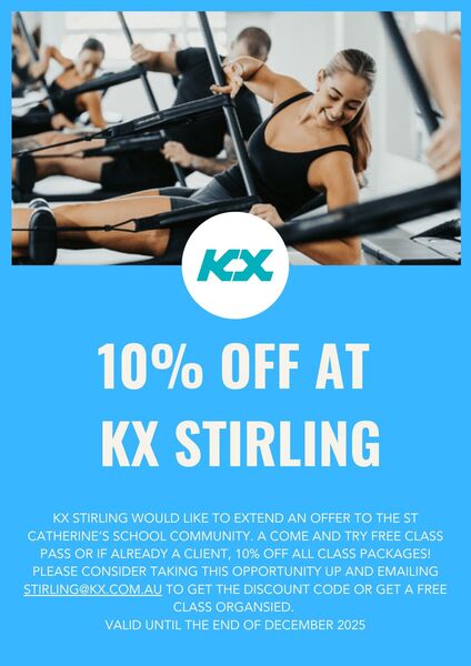 10% off at KX Stirling - St Catherine's