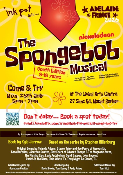 SpongeBob Musical Come  Try 28th July 2025